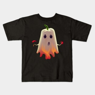 Ghost pepper cute cartoon Kids T-Shirt